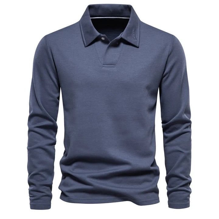 Zakari | Long-Sleeve Polo Shirt