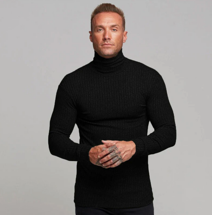 Bruce | Knitted Turtleneck Sweater