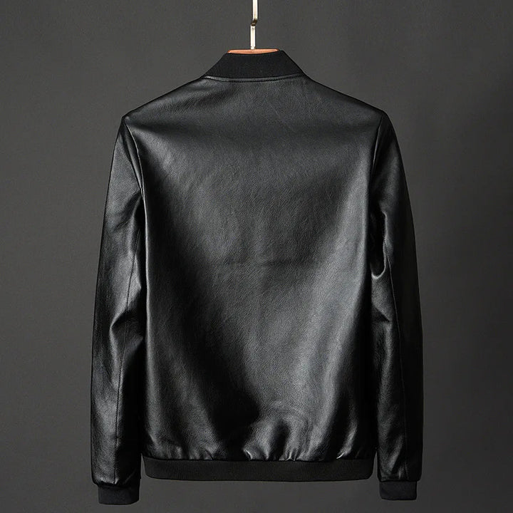 Cassian | Premium Leather Bomber Jacket