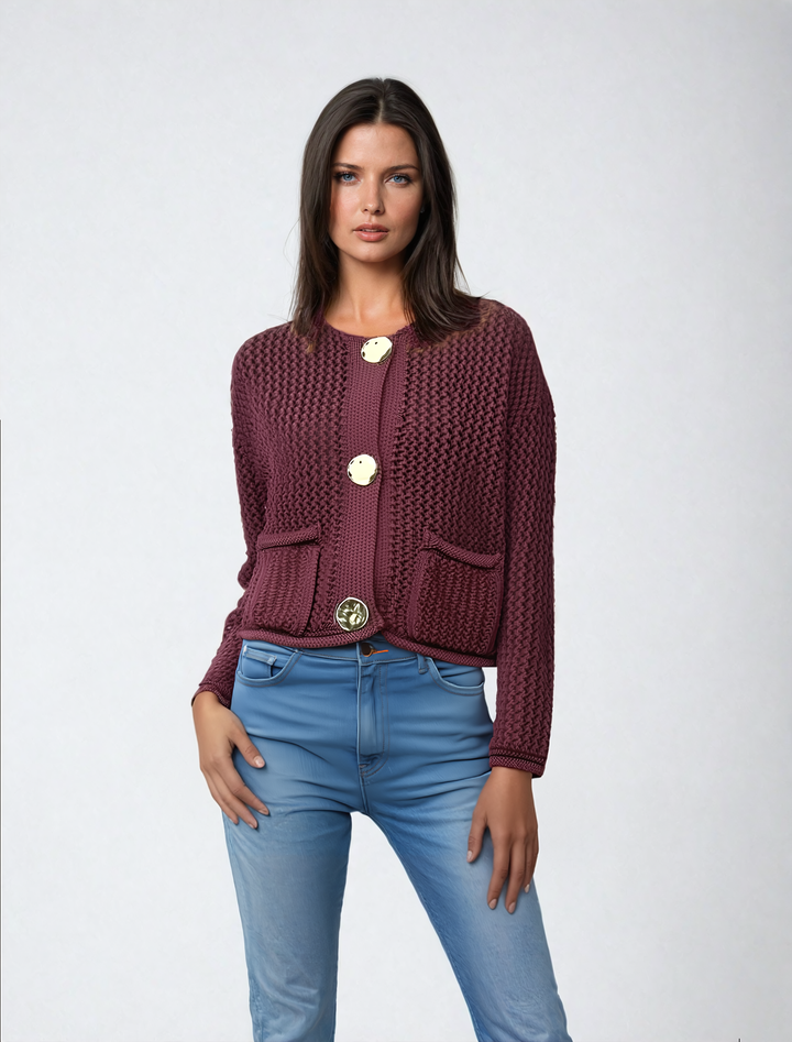 Claire | O-Neck Long Sleeve Sweater