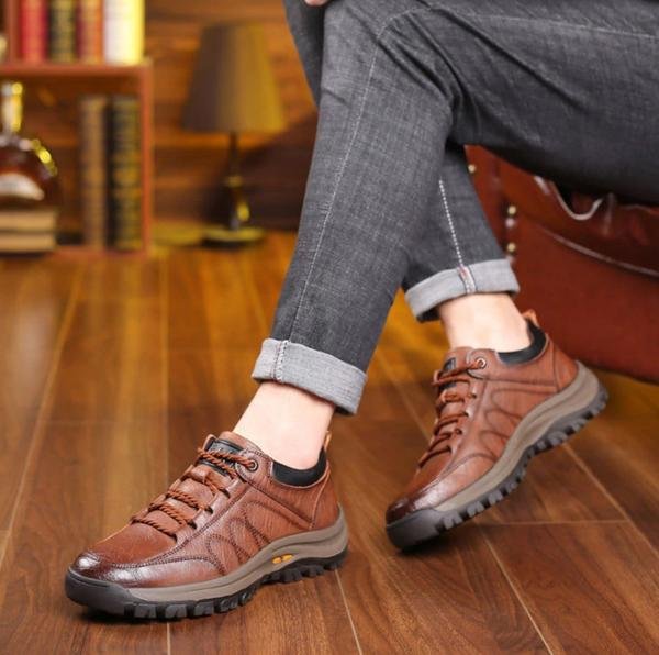 Oxford | Rugged Leather Sneakers